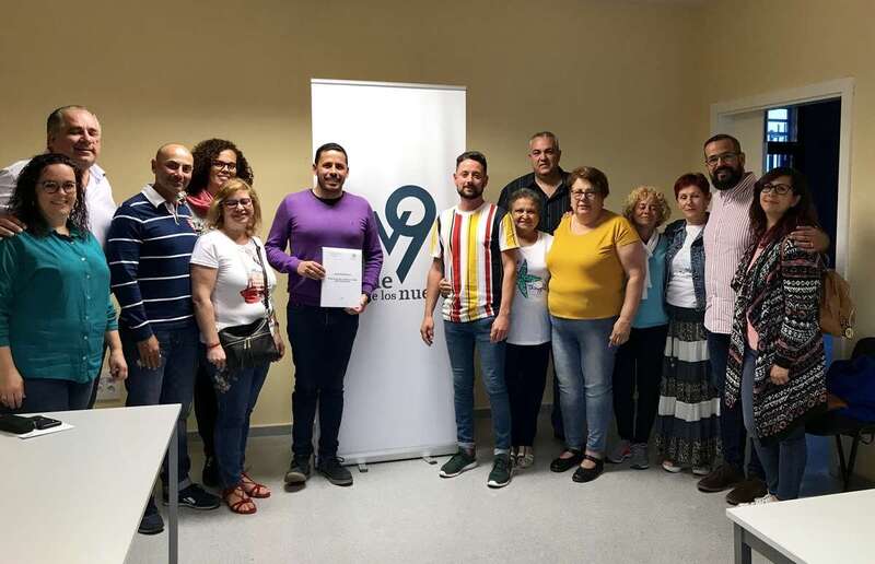 Momento de la reunión de Juntos por Telde en el Valle de los Nueve (Foto TA)